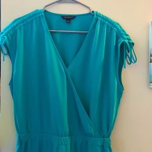 Banana Republic Faux Wrap Tie Shoulder Dress